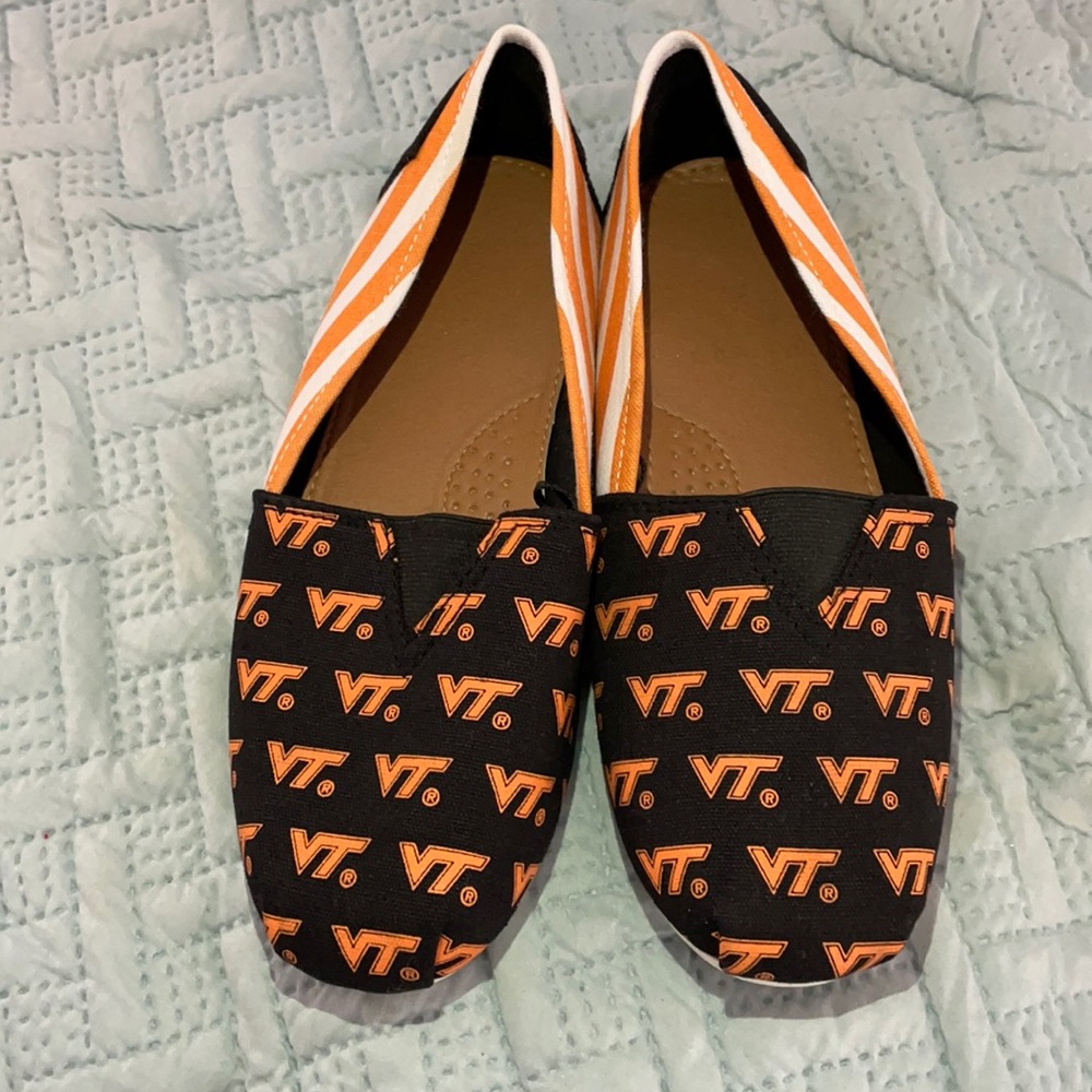 Virginia Tech themed Espadrilles. Never worn